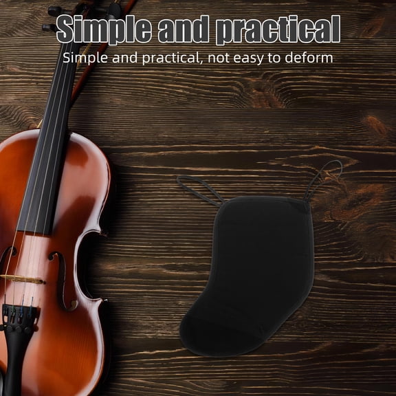 WHAMVOX Violin Shoulder Cushion Comfortable Cotton Neck Rest Replacement Anti-Slip Violin Chin Rest For Enhanced Performance For 4/4-4/3 Violin