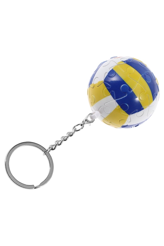 WHAMVOX 3D Volleyball Puzzle Keychains, Sport Charm Key for Volleyball Fans, Party Favors, School Carnivals, Rewards, and Bag Fillers