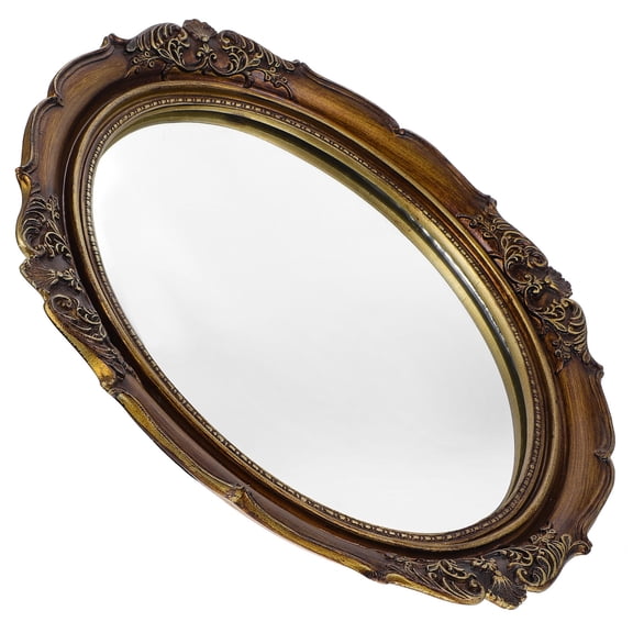 WHAMVOX  Wall Glass Mirror Wall-mounted Hairdressing Makeup Vanity Bedroom