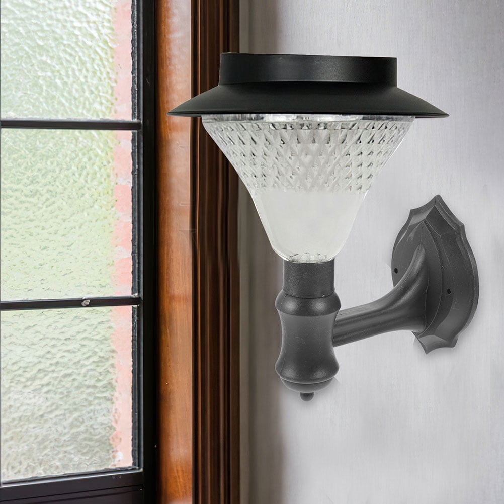 WHAMVOX Wall Light Mount Base Outdoor Post Light 1 Set Solar Lantern  Adapter Lamps Parts for Deck Porch Garden Patio Pathway Landscape, image size:1002x1002