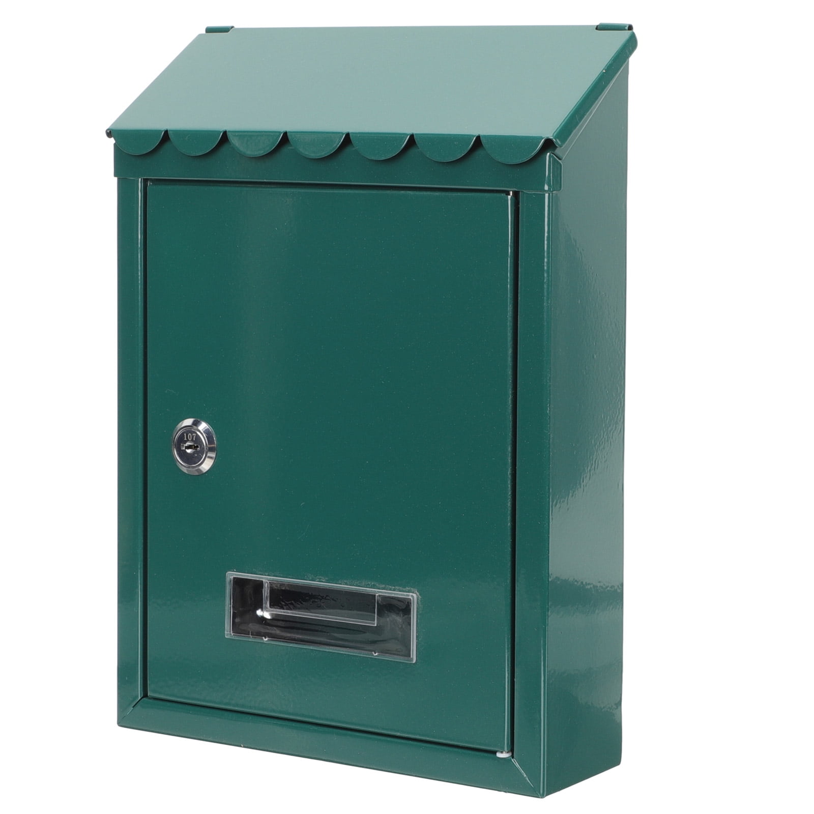 WHAMVOX Mailbox Iron Metal 1Pack 11.8X8.3X2.4In