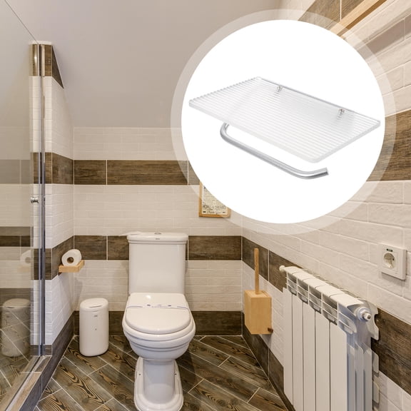 HEANUJJ Bathroom Toilet Paper Holder Wave Pattern Iron 1Pcs