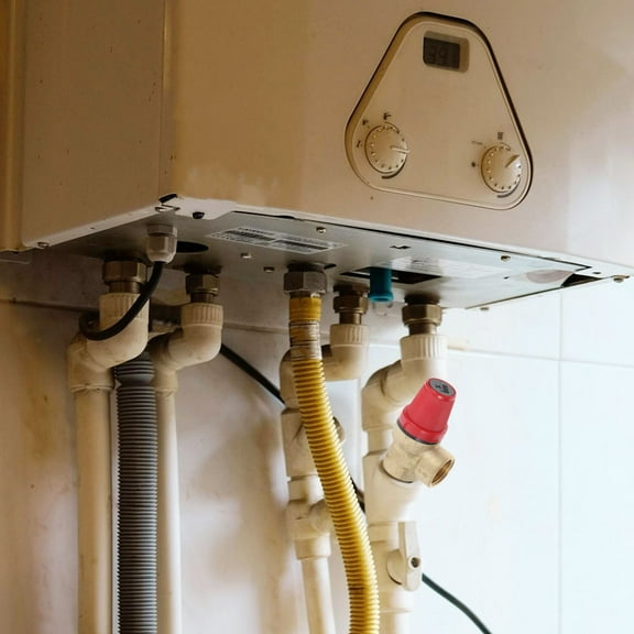 WHAMVOX Wall-mounted Boiler Pressure Relief Valve DN15 Brass Pressure Release Valve for Water Heaters 1/2 Thread, Single-way Pressure Release Valve