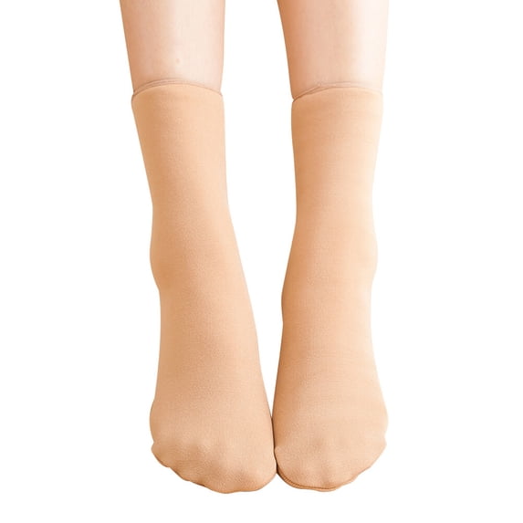 WHAMVOX Warm Socks Skin Color for Women Comfortable Cold Weather Miss