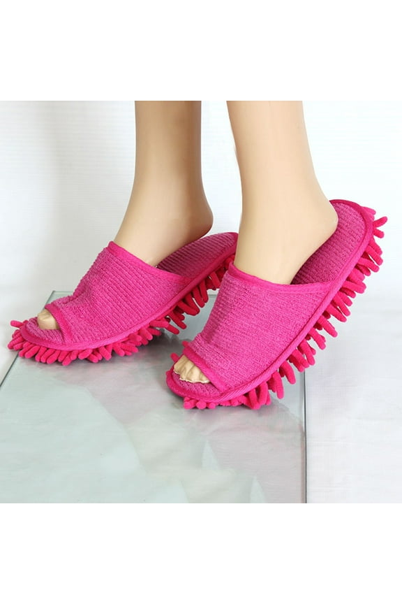 Washable Cleaning Slippers Easy Cleaning Slippers Men and Women Pink