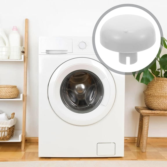 WHAMVOX Washing Machine Knob Replacement Plastic White for Instrument Compatible with Various Models 50Pcs