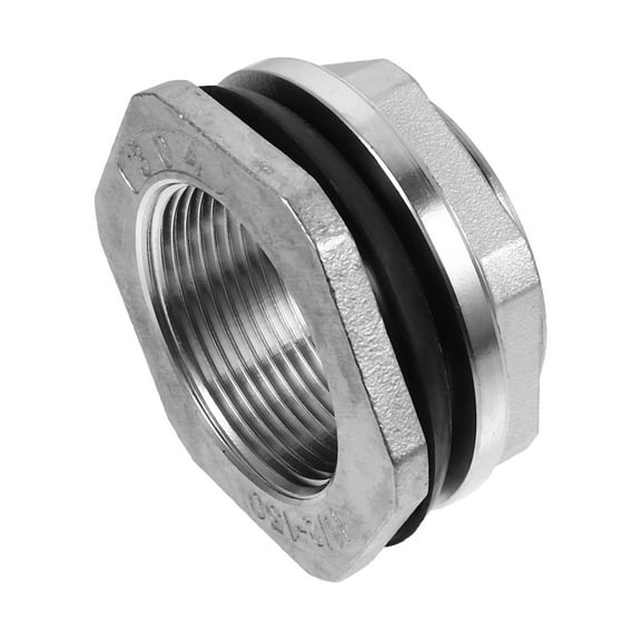 WHAMVOX Water Drain Joint Stainless Steel Faucet Connector Inlet and Outlet Fittings