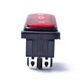 thumbnail image 1 of WHAMVOX  Waterproof Rocker Switch Toggle Boat Switches Illuminated Red, 1 of 8