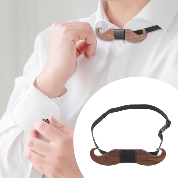 SEWCHICS mens fashion accessories bowtie Wooden 1Pcs Casual Wear Groom Style Formal Party