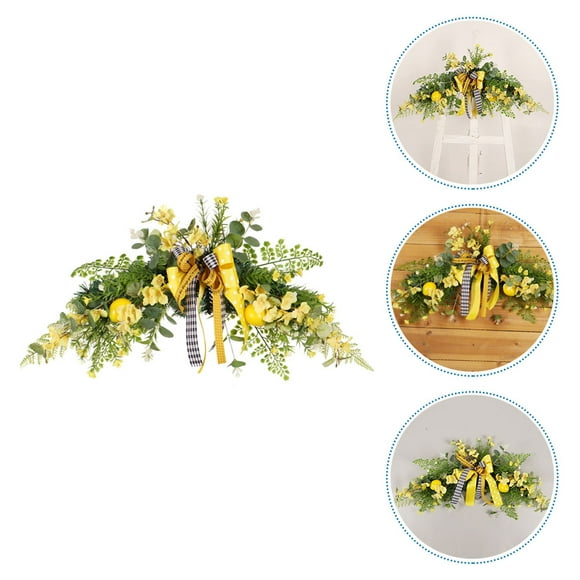 WHAMVOX  Wedding Flower Decor Simulation Lemon Decoration Fake Yellow