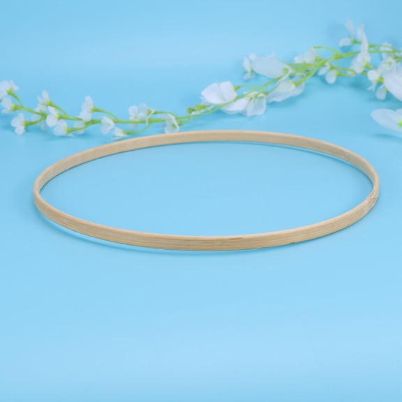DECORNIJIA Embroidery Decoration For Home Embroidery Hoop Beige 1Pack