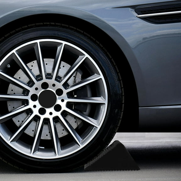 WHAMVOX Wheel Chock Rubber Wheel Stopper Vehicle Wheel Chock Triangular Wheel Block Trailer Camper Wheel Stopper Vehicle Wheel Stabilizer