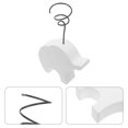 thumbnail image 1 of WHAMVOX White Cement Flowerpot with Bracket Base for Air Plant Display 6.5 Inch, 1 of 8