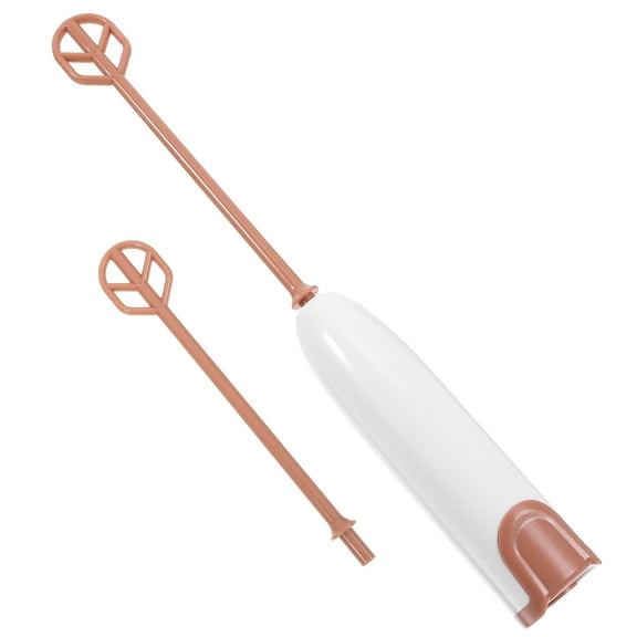 SEWCHICS Electric Hand-Held Stirrer Small Mixer for Drinks White PP 1 Set