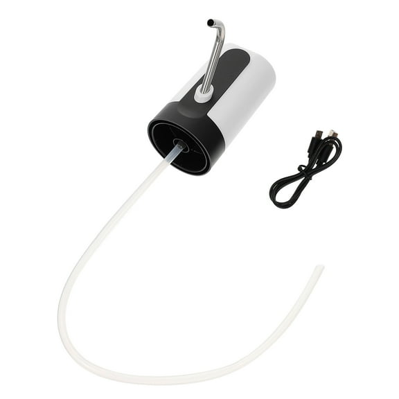 WHAMVOX White Stainless Steel Automatic Water Dispenser for Home Use Portable and Quiet 5 Gallon