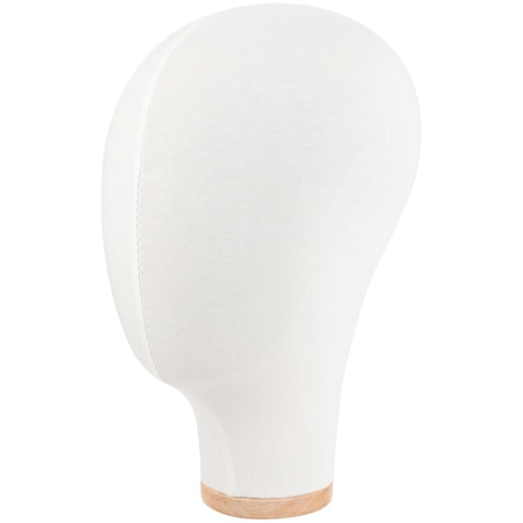 WHAMVOX White Synthetic Mannequin Model 70cm for Wig Display, Styling, Use, Lightweight and Portable