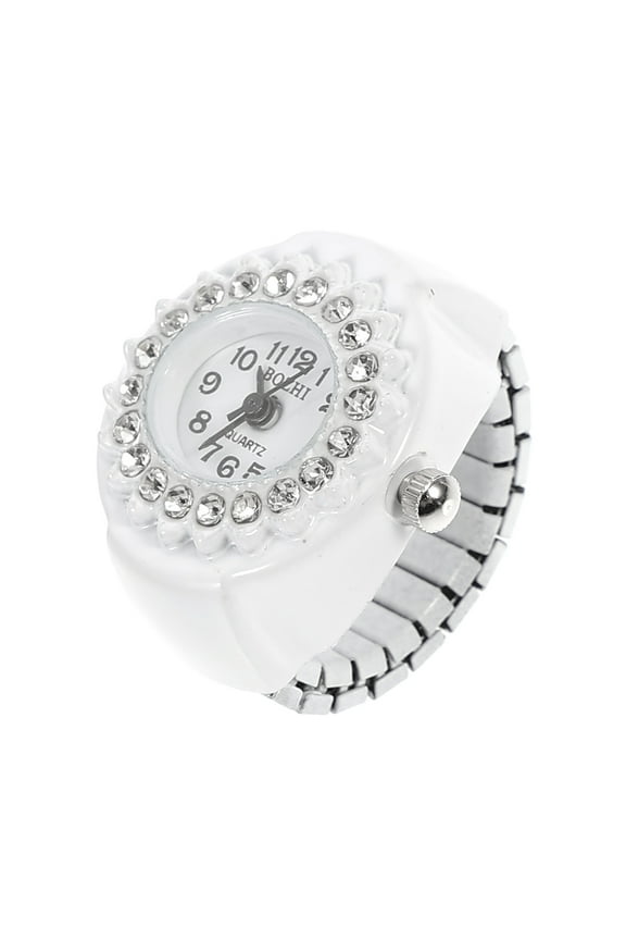 Ring Watch Glass Round Shape for Women Most Occasions 1Pcs