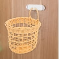 thumbnail image 1 of WHAMVOX  Wicker Basket with Lid Decorative Storage Woven Hanging Baby, 1 of 7