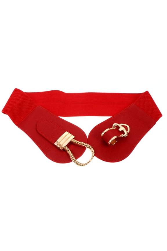 Wide Dress Belt Girdle Belts for Women Chain High Waist