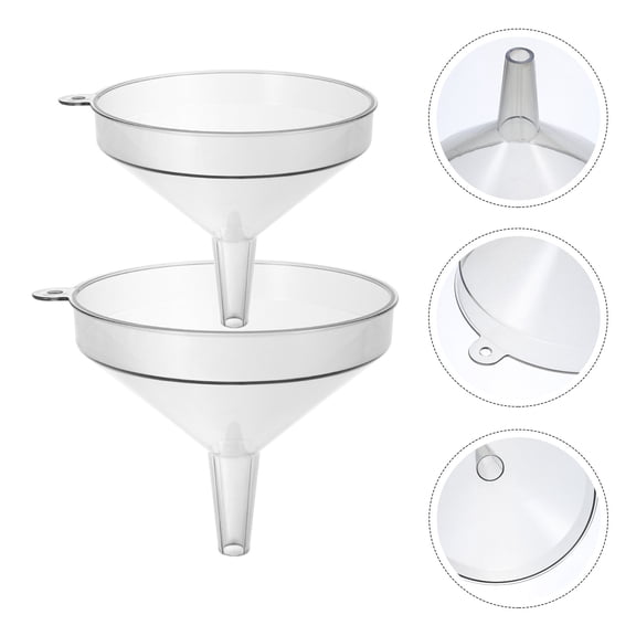 WHAMVOX Funnel Set Conical Filtering Cooking 2Pcs 5.0x5.0x3.9in