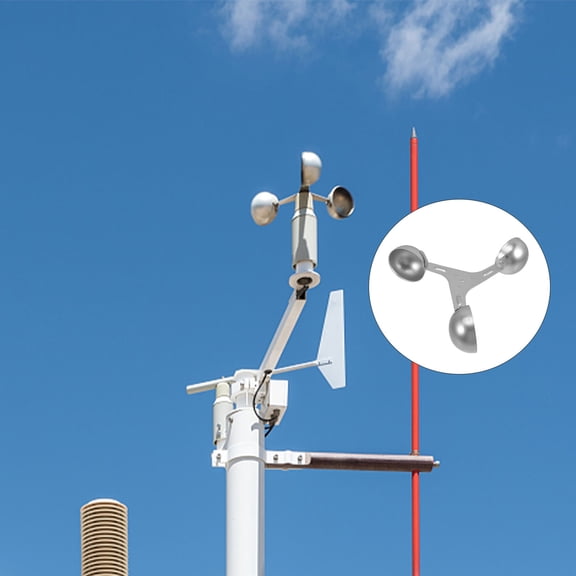 WHAMVOX Metal Wind Meter or Cup for Anemograph Featuring Low Resistance and Strong Stability