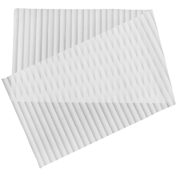 HEANUJJ White Opaque Window Film with Blinds Pattern, Privacy Film for Home Improvement, 1 Pack