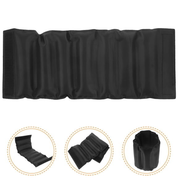 WHAMVOX Wine Bottle Ice Bag Insulated Cooler Tote Cooling Pouch Black