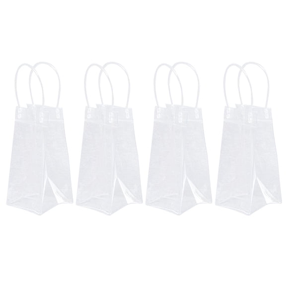 WHAMVOX Wine Handbag Made of PVC Material for Bottle Use Great during Special Occasions 4pcs