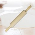 thumbnail image 1 of WHAMVOX Wodden Rolling Pin Simple Cookie Dough Rolling Pin for Home Store Baking, 1 of 8