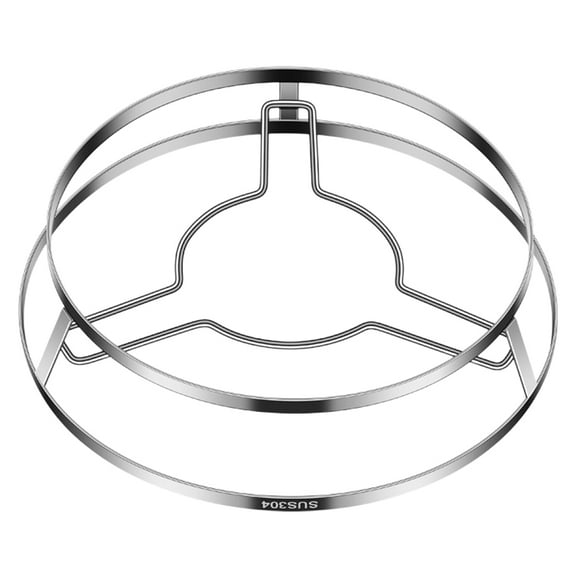 WHAMVOX Wok Holder Rack Stainless Steel Pot Cooling Rack Kitchen Wok Stand Wok Accessory