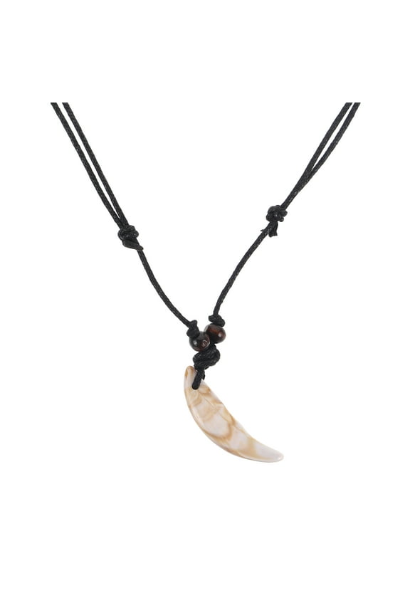 Wolf Fang Necklace Fashionable Tooth Pendant Man