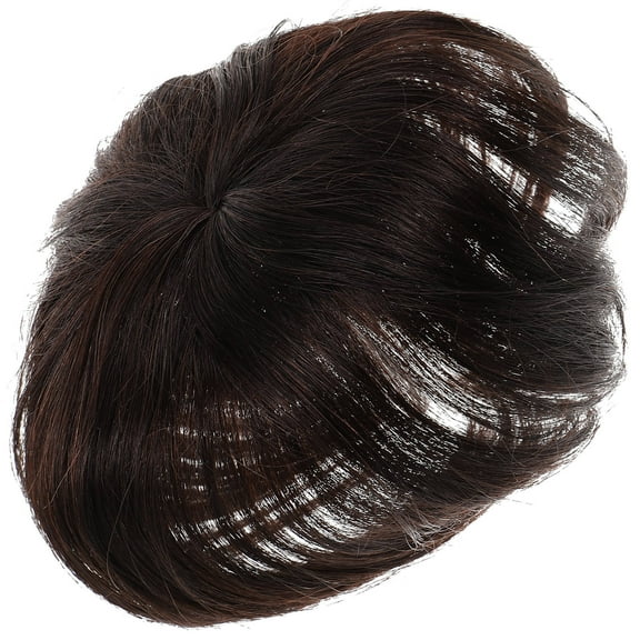 WHAMVOX Women Hairpiece Wiglet Toppers Dark Thin Extension Woman
