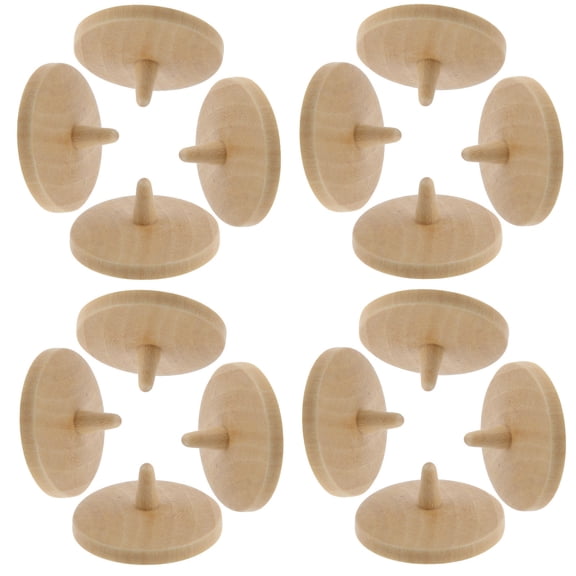 WHAMVOX Wood Golf Alignment Markers for Accurate Placement Beige Natural Firm Construction 20pcs