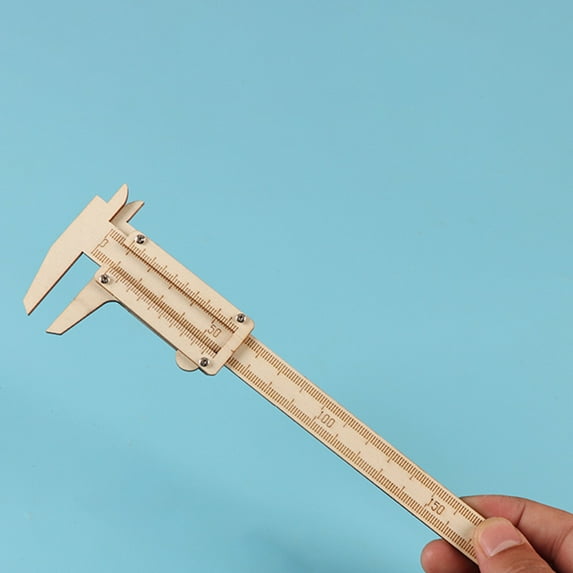 WHAMVOX Wood Ruler Wooden Ruler Painting Ruler Measuring Ruler Math Learning Ruler Clear Printing Ruler