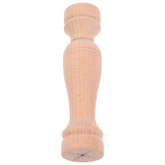 WHAMVOX Wood Stair Balusters with Roman Column Design for Home Khaki Color Solid Wood Construction Enhancing Safety and Style