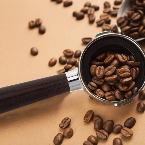 WHAMVOX Wooden Espresso Handle Replacement for Coffee Machine 1 Set Coffee Portafilter Grip Replacement for Coffee Filter