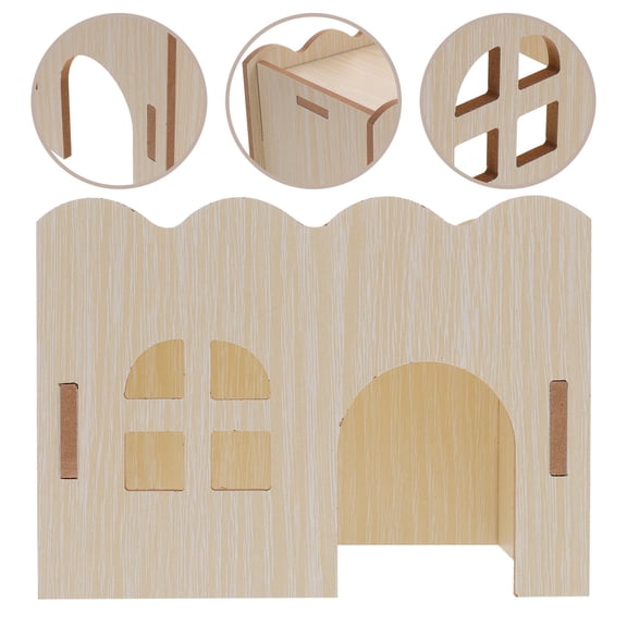 YSNOOWE Hamster Natural Wood for Small Pets Owners 1Pack