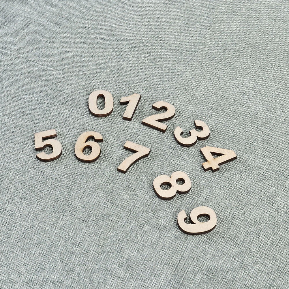 WHAMVOX Wooden Plate DIY Accessories for Kids Playing with Smooth ...