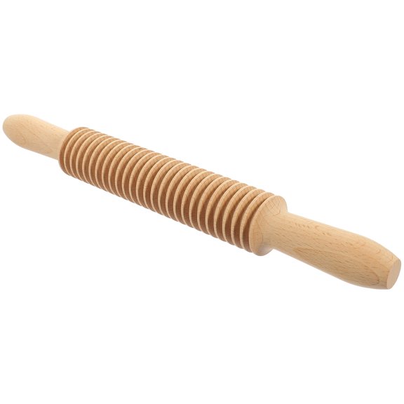 WHAMVOX Wooden Spaghetti Roller Portable Noodle Press 1Pcs 33X4X4Cm