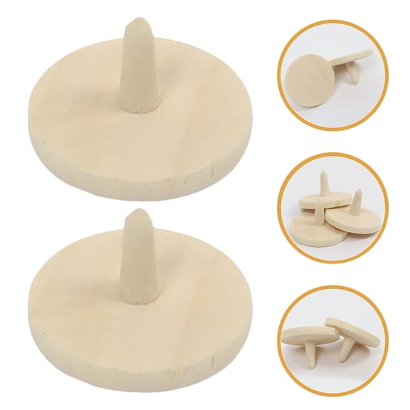 WHAMVOX Worgeous 10pcs Wooden Golf Markers Alignment Tool Stylish Accessories for Golf Putting