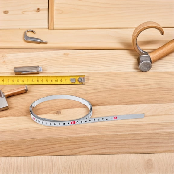WHAMVOX Workbench Ruler Adhesive Measuring Tape Adhesive Measurement Tool Self-Stick Ruler Tape for Woodworking Sewing and Engineering