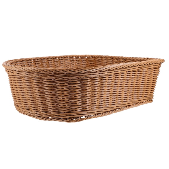 SEWCHICS Weaving Storage Basket Woven Texture PP Storage Households Home Use 1Pcs