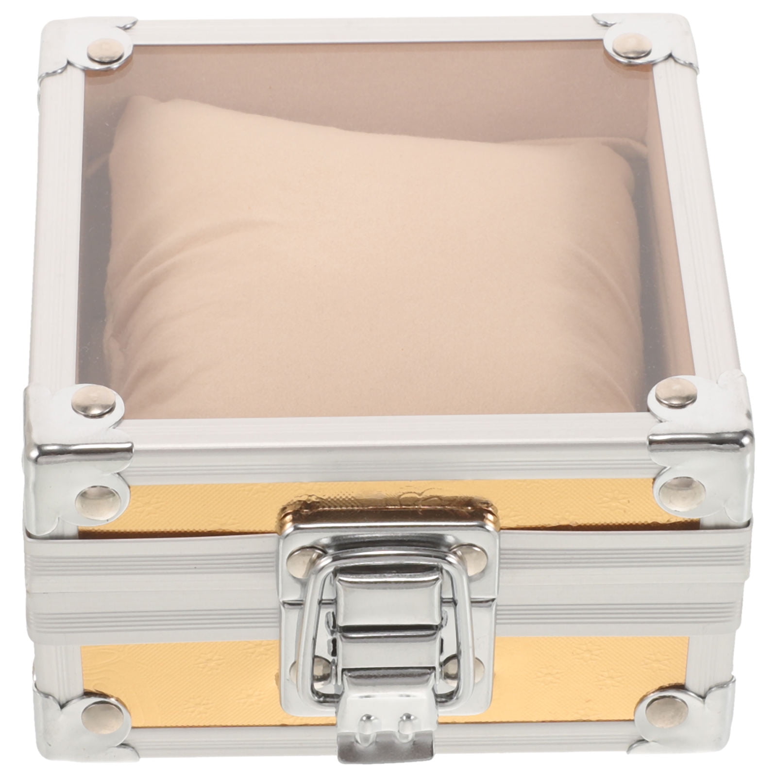 HOOWIFFY Aluminum Alloy Watch Box Single Storage Case with Anti Fall ...