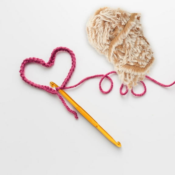 HOOWIFFY Yarn for Knitting Crochet Yarn Brown Polyester Wool 1 Roll