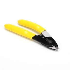 WHAMVOX Yellow Fiber Wire Strippers -2 Dual-port PVC and Carbon Steel FTTP Repair Tools for Precise