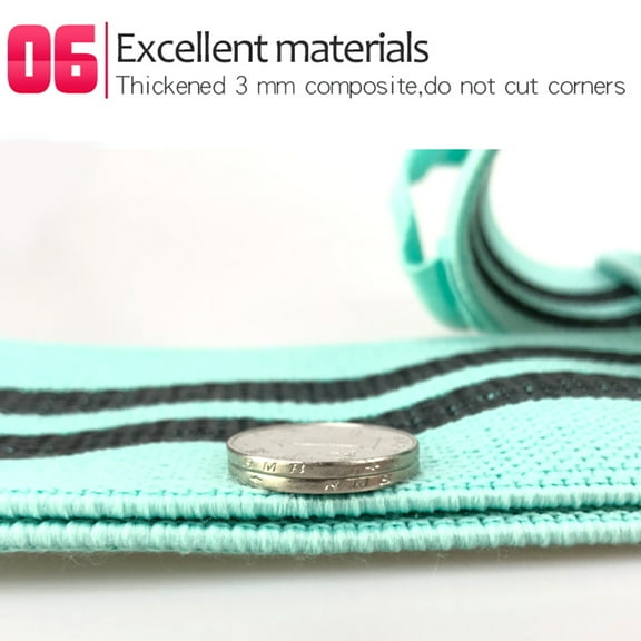 WHAMVOX  Yoga Tension Belt Loop Adjustable Glute Band Fitness Thicken Buttocks 94x8cm