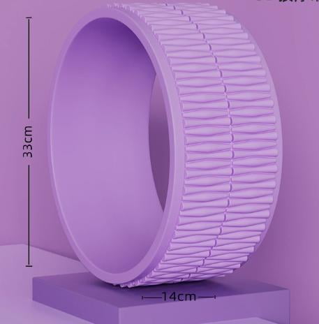 WHAMVOX Yoga Wheel For Back Stretching Yoga Fitness Training Wheel Equipment High-Density Eva Pilate Roller Back Stretching For Yoga Poses