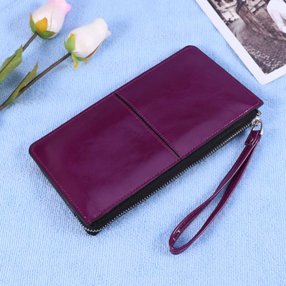 WHAMVOX Stylish Purse Wallet with Hand Strap and Secure Zipper Closure, Perfect Everyday Accessory for Women
