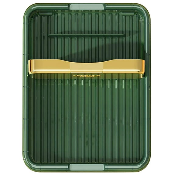 WHAMVOX for Collapsible Shelf Kitchen Spoon Rest 18.5X16CM Green