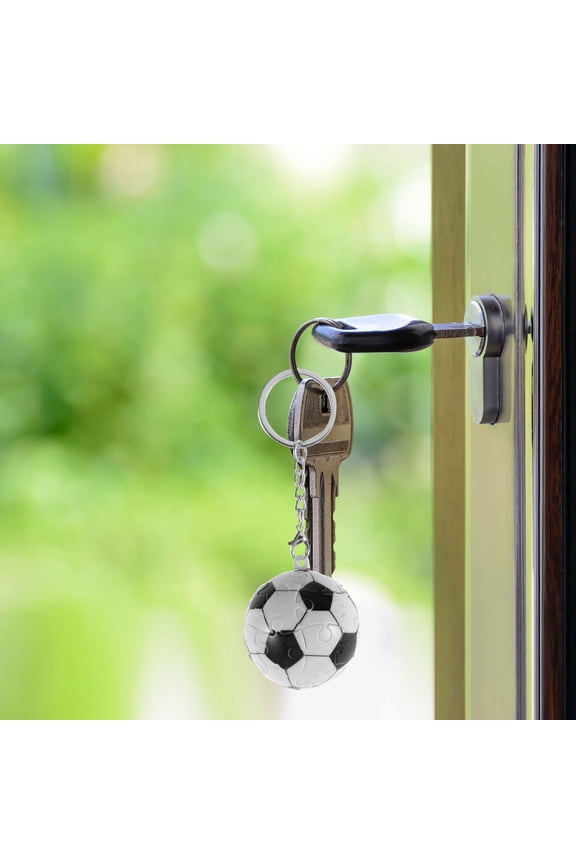 Unique Puzzle Keychain for Key , Compact 5x4.5x4.5CM, Stylish and Accessory